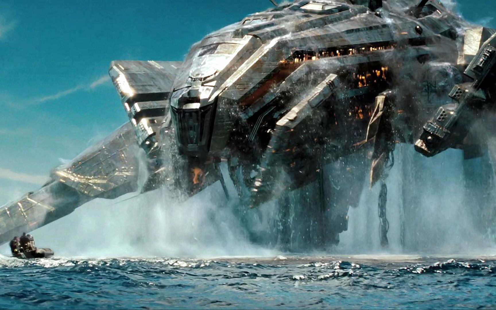 外星战舰入侵地球,人类该绝望吗?竟是美国海军招来的训练靶子