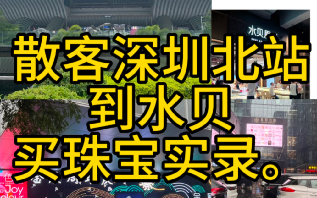 我们讲一下从深圳北站到水贝的直播实录,一眼就能看出来谁是散客谁是代购!!!哔哩哔哩bilibili