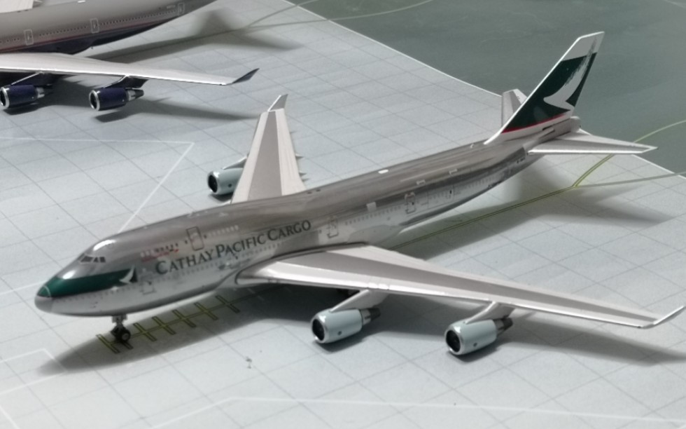 ph国泰航空波音747-400飞机模型开箱