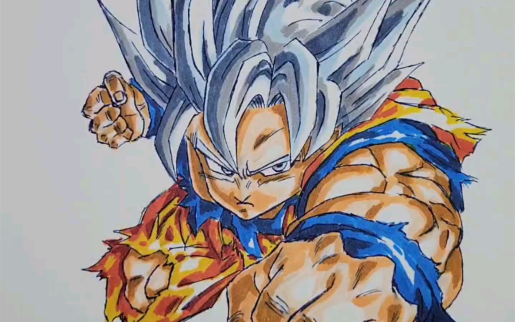 【手绘】龙珠超-自在极意功悟空