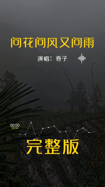 [图]香子《问花问风又问雨》完整版