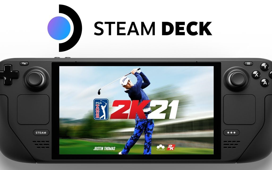 [图]Steam Deck 体验《PGA Tour 2K21》40帧高画质对比低画质