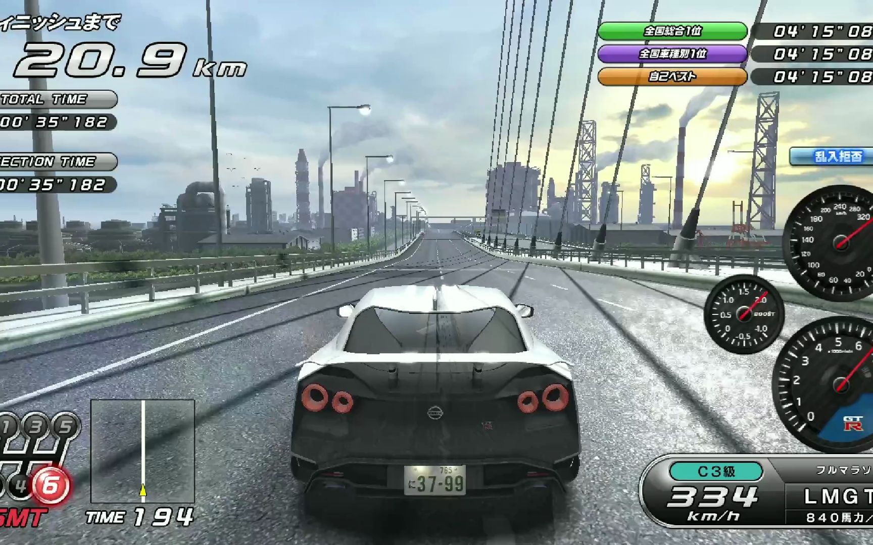 【湾岸6rr】湾岸线东行 415"087