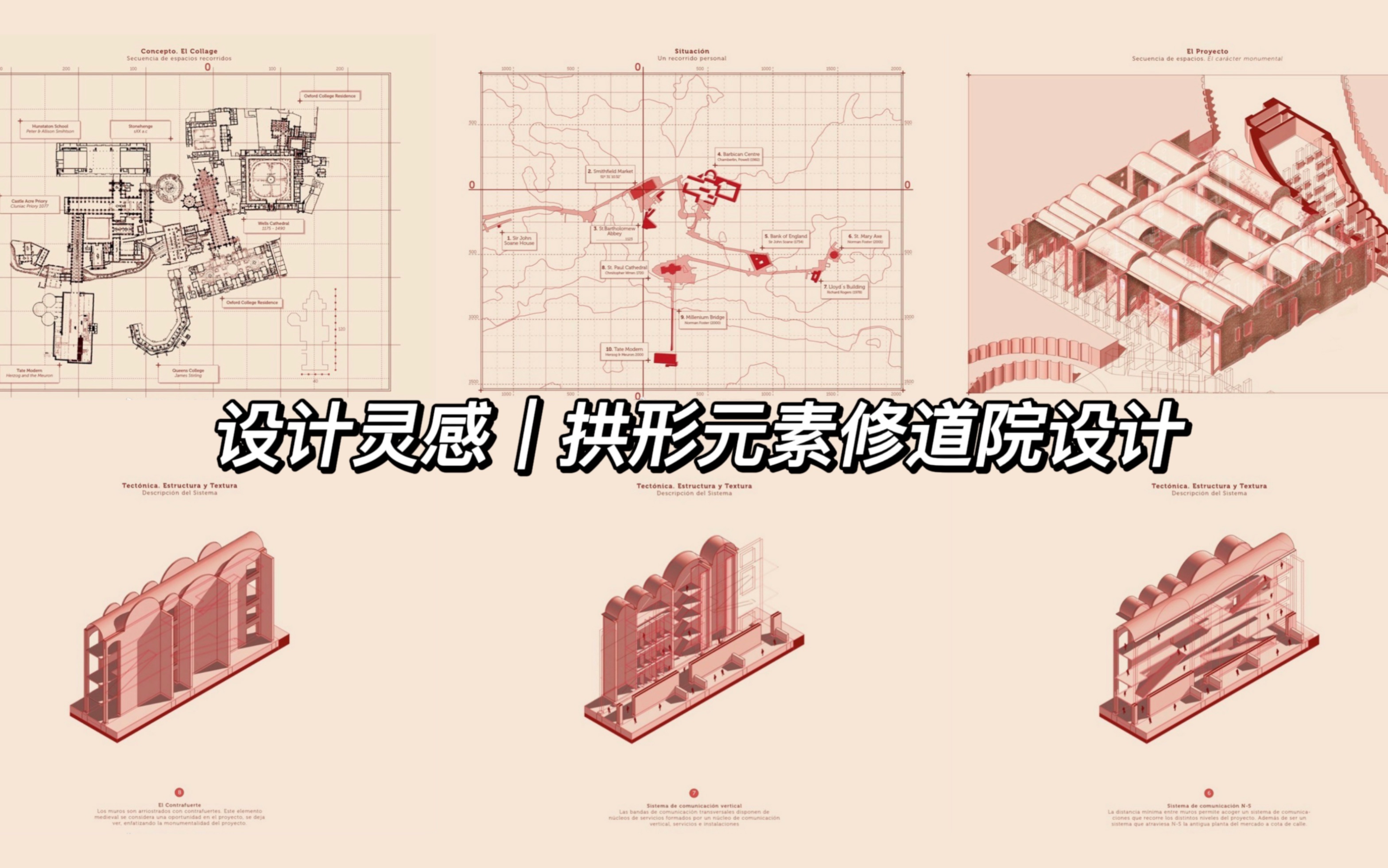 [图]设计灵感｜建筑设计｜拱形元素修道院设计