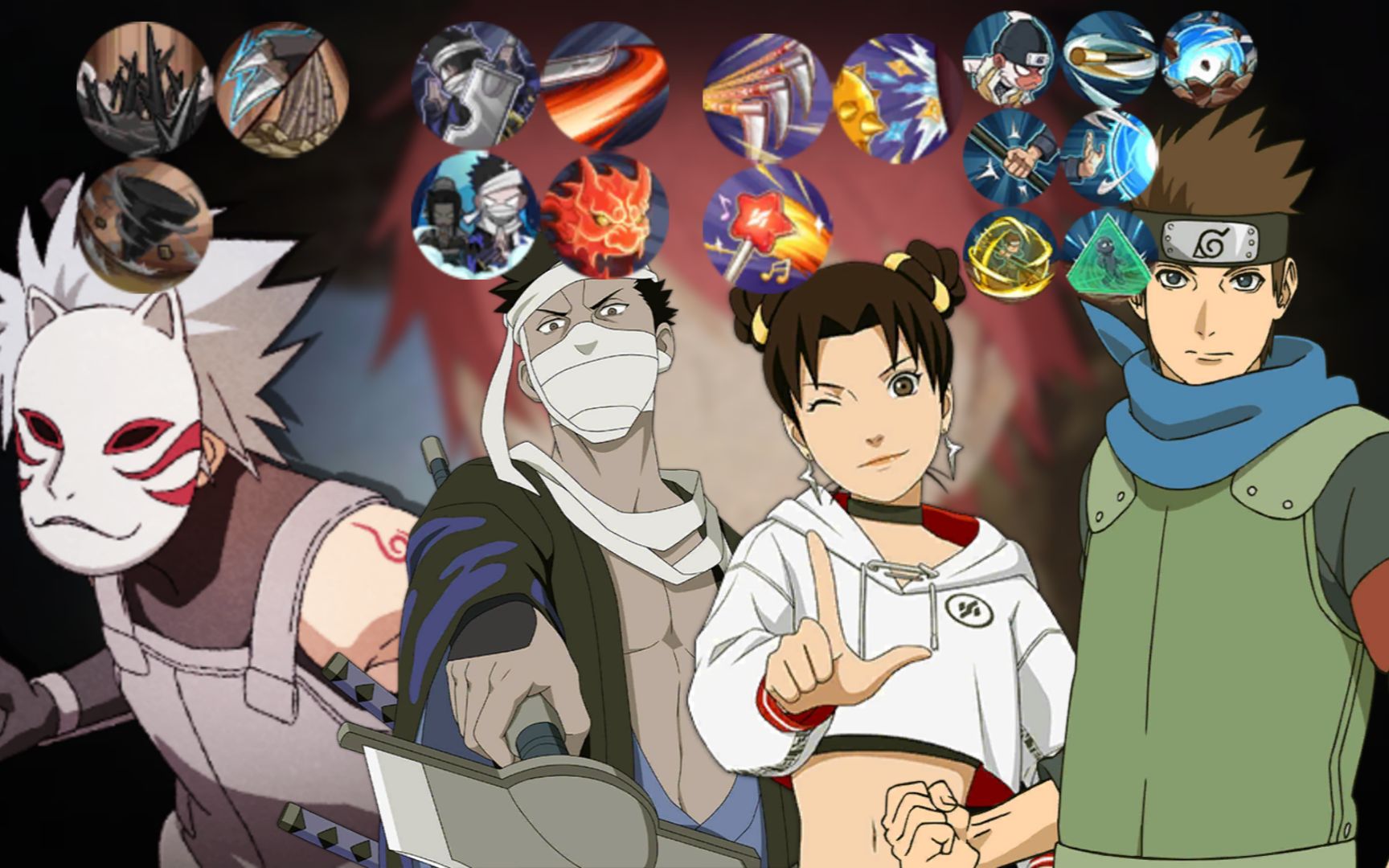 卡卡西面具时装 - 未来忍者技能名称爆料_哔哩哔哩_bilibili