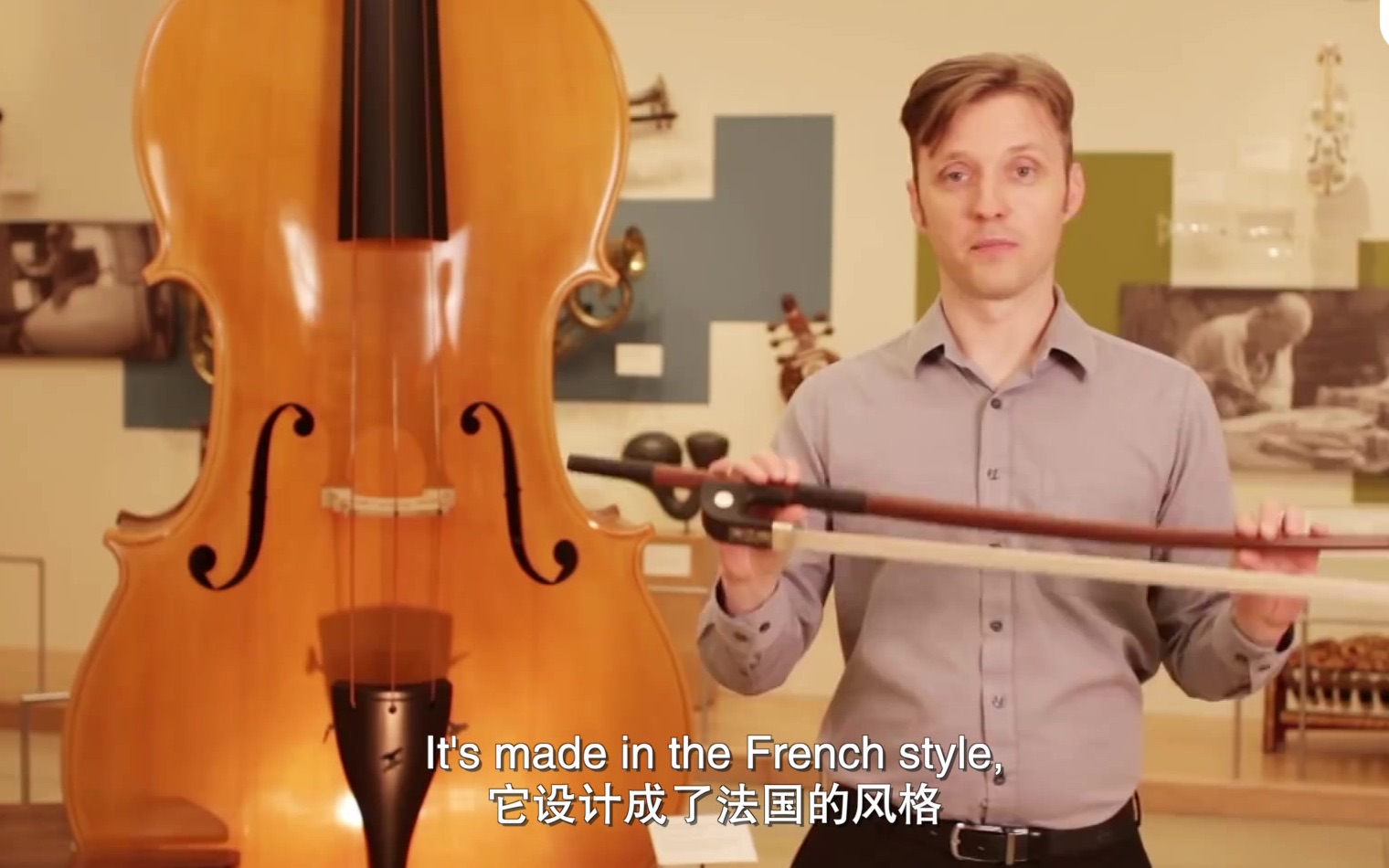 [图]【三弦低音提琴】乐器博物馆带你认识提琴界的巨人！Up Close With A Curator: Octobasse