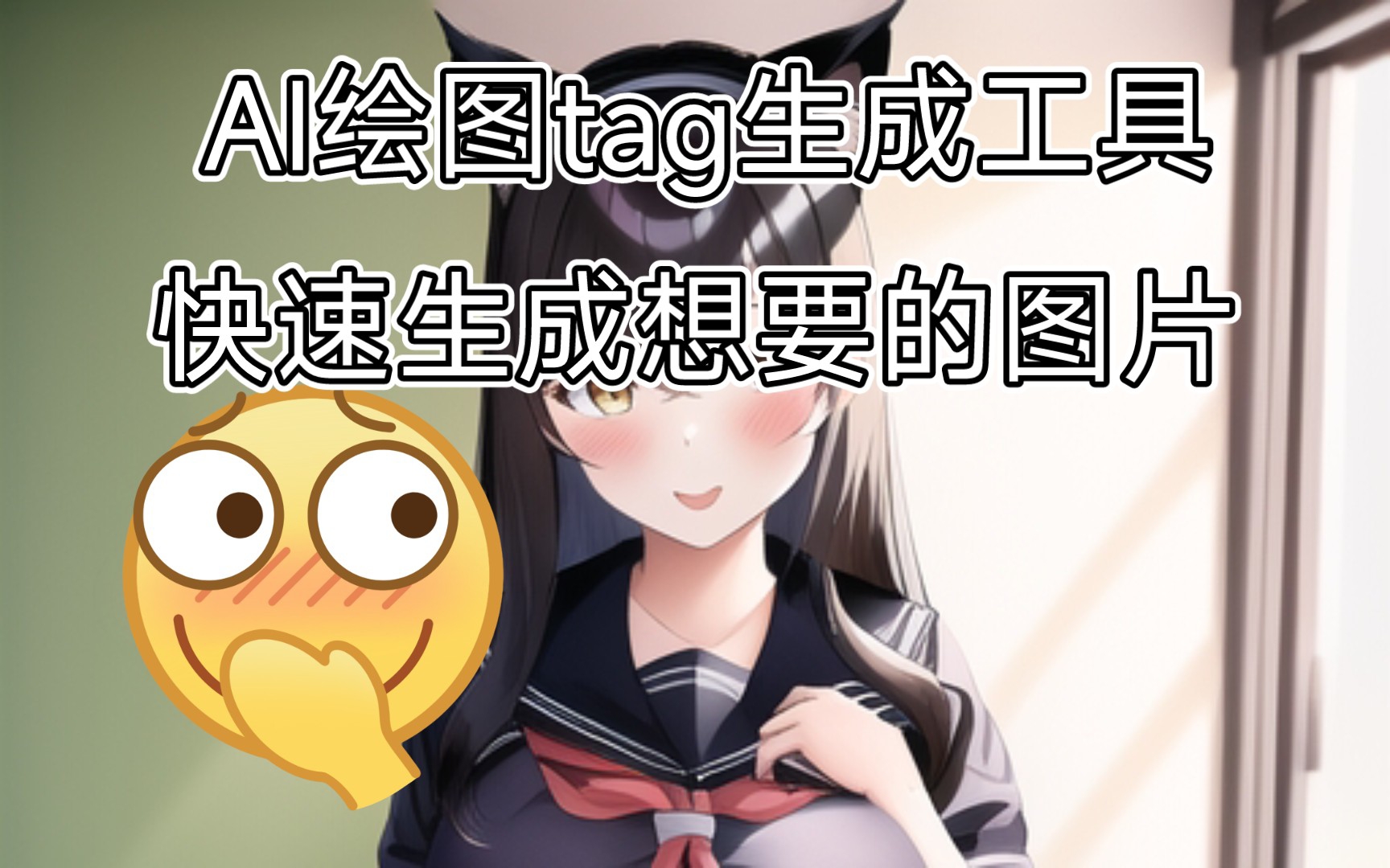 [图]AI绘图Tag小工具发布，快速生成AI绘画tag