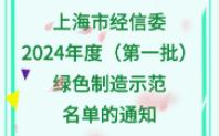 【上海市经信委】:关于公布2024年度(第一批)绿色制造示范名单的通知哔哩哔哩bilibili