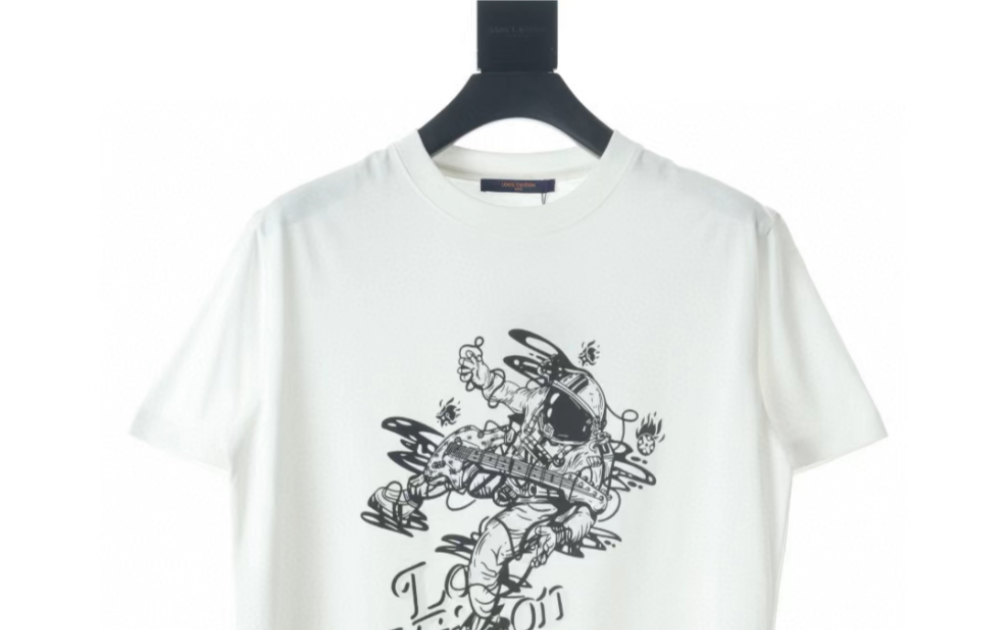 lv路易威登宇航员印花短袖t恤