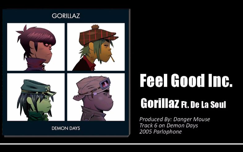 [图]Gorillaz - Feel Good Inc. 中英字幕 [OURDEN]