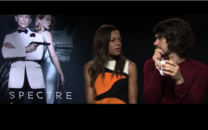 [图]【SPECTRE】007幽灵党采访 Pop Quiz with Naomie Harris and Ben Whisha