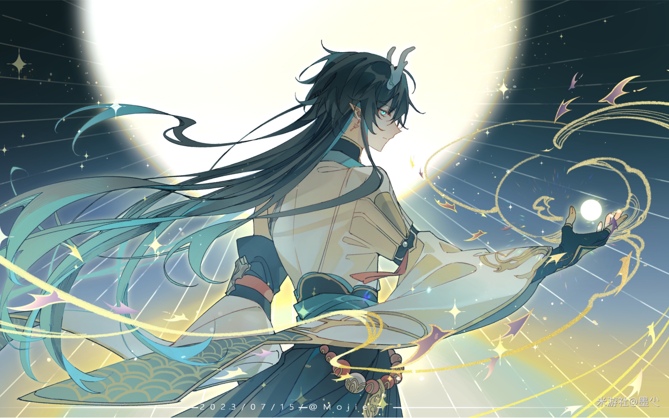 这样的饮月君你不心动吗