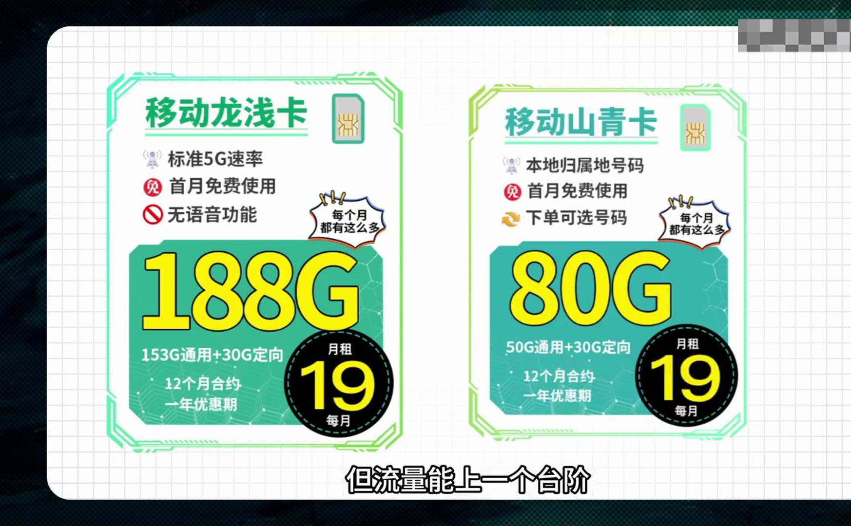 024热门手机卡流量卡全面对比!5G手机卡选卡指南!电信\联通\移动电话卡测评!5G流量套餐推荐!哔哩哔哩bilibili