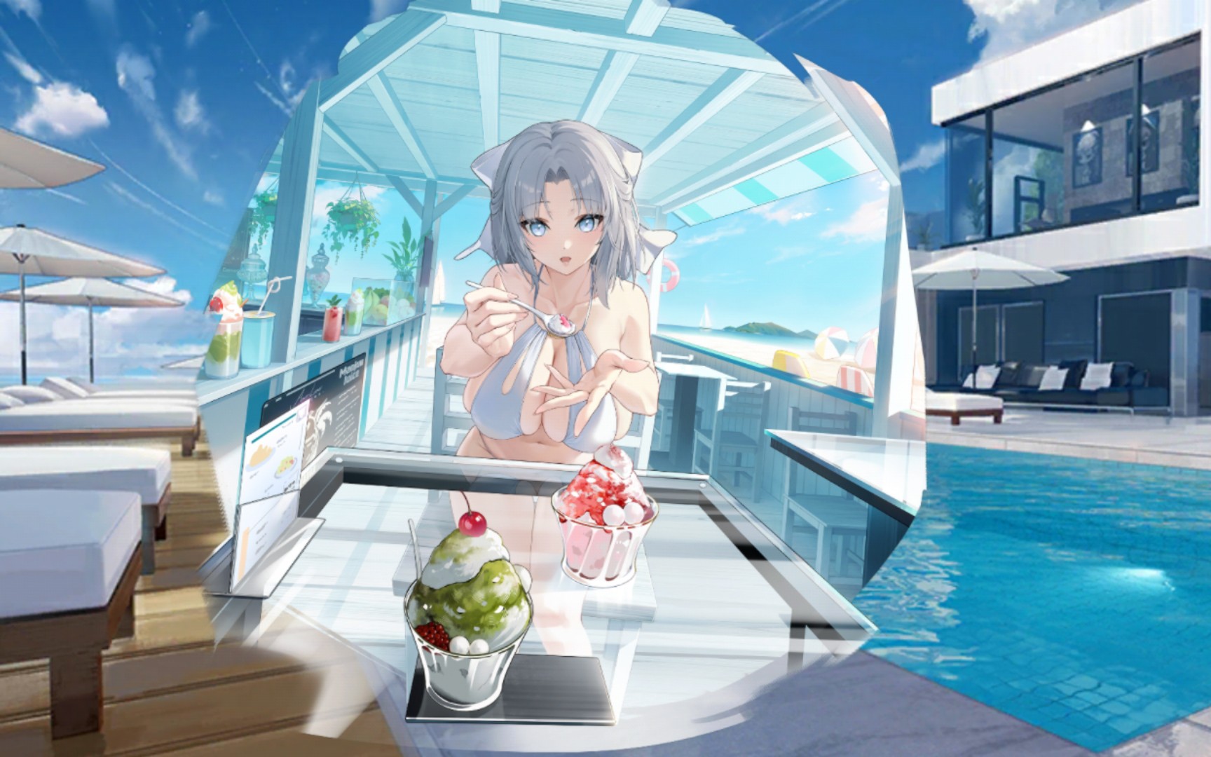 【碧蓝航线皮肤】首发!雪泉「午后时光」皮肤速览!