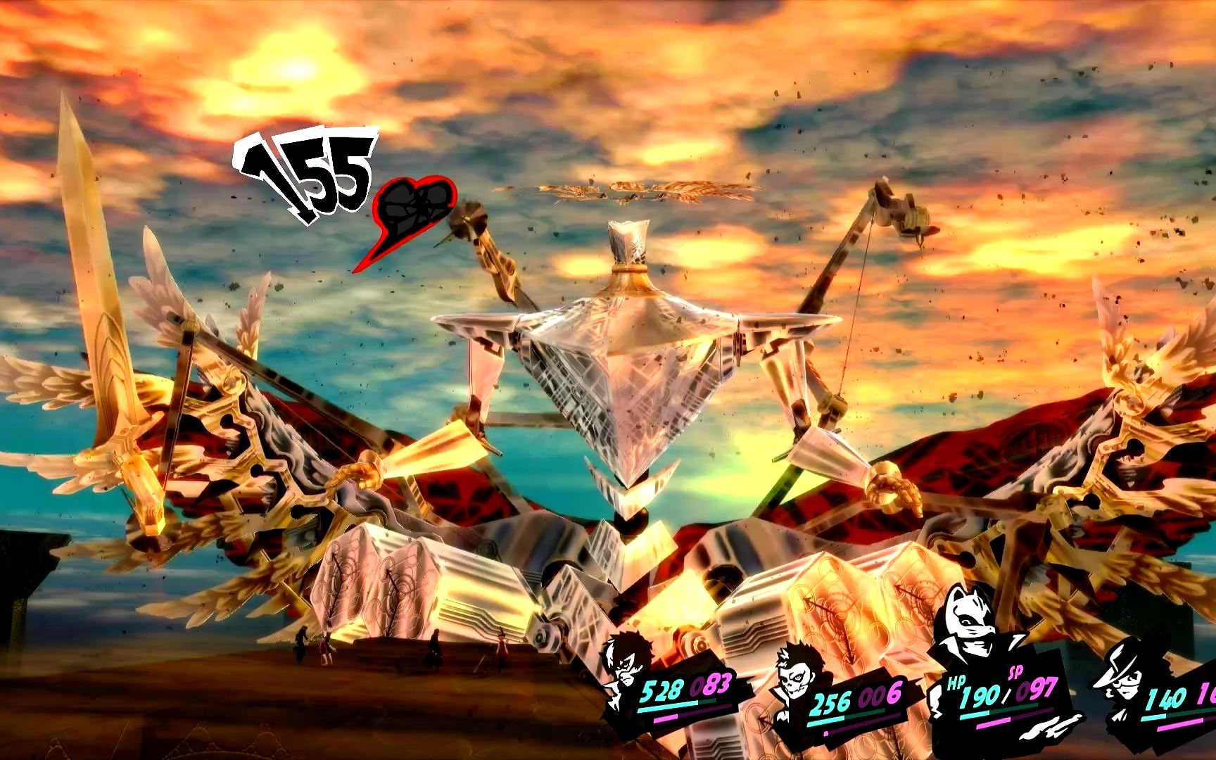 【ps4】p5r最终boss战 圣杯 4(女神异闻录5皇家版)