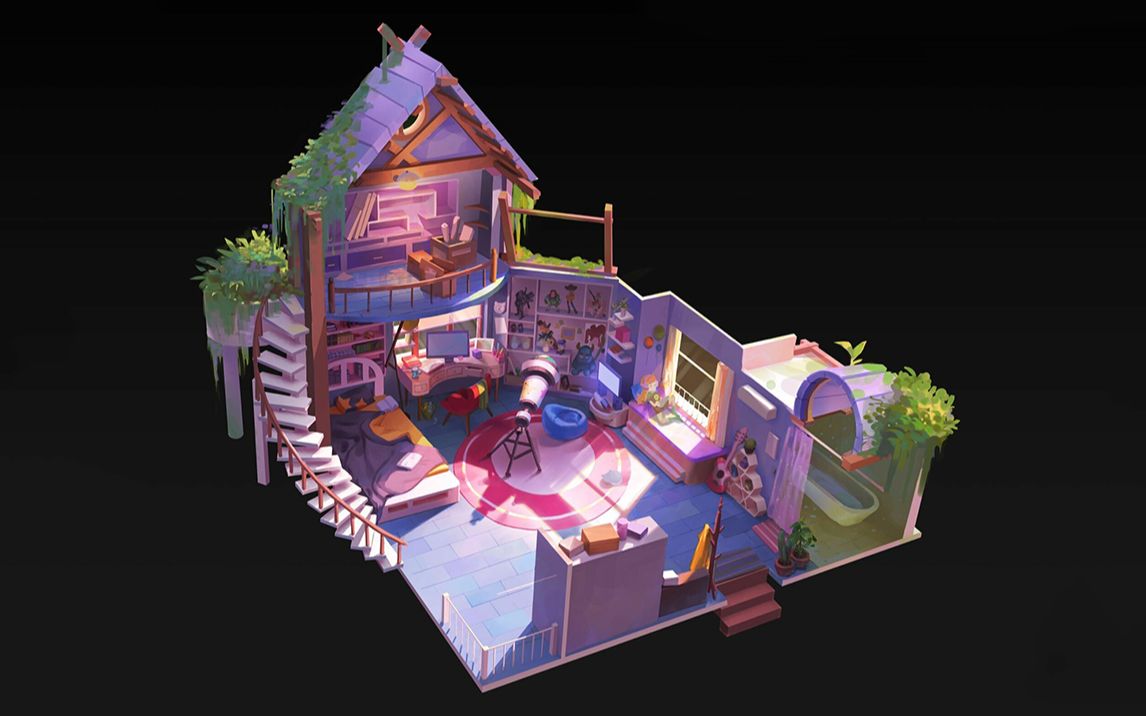 3dmax-场景小房间模型制作教程.3dmax建模基础教程