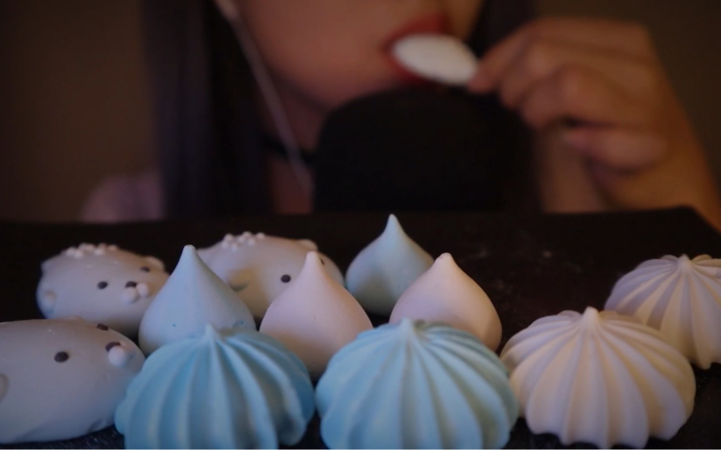 tracy助眠可可爱爱酥酥脆脆蛋白糖声控吃播咀嚼音