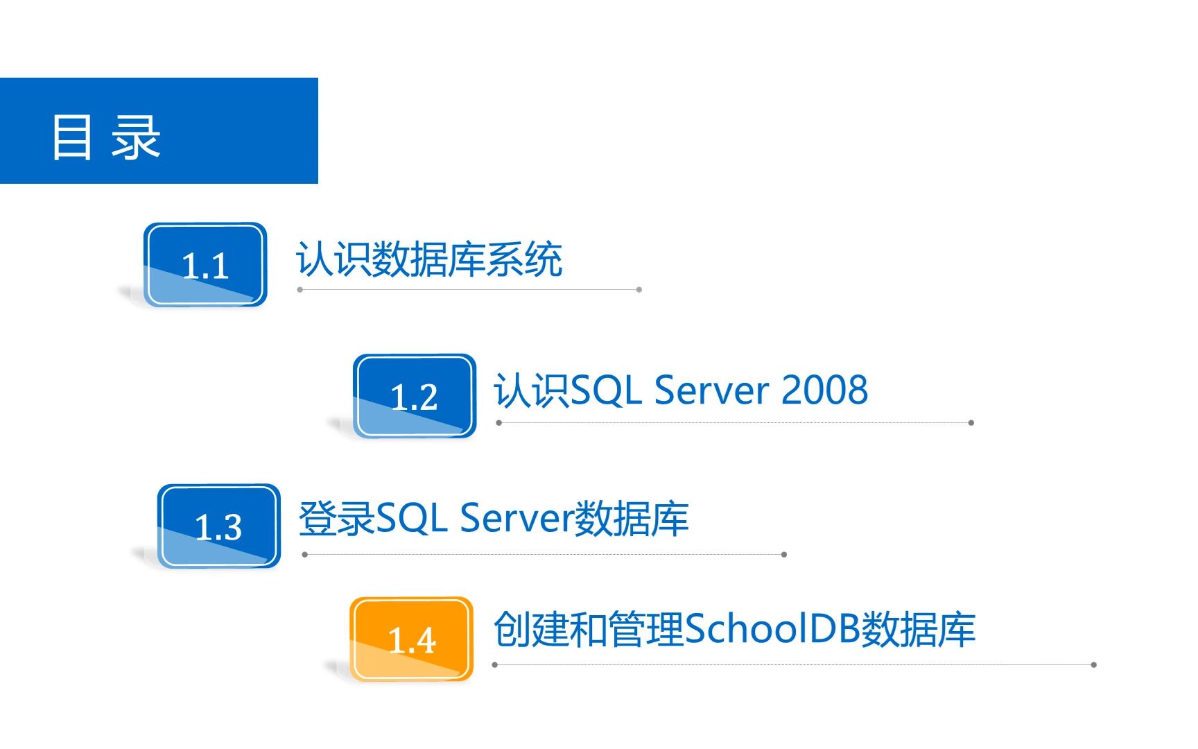 [图]SQL数据库 第1章 创建和管理数据库 1-4-1 创建数据库