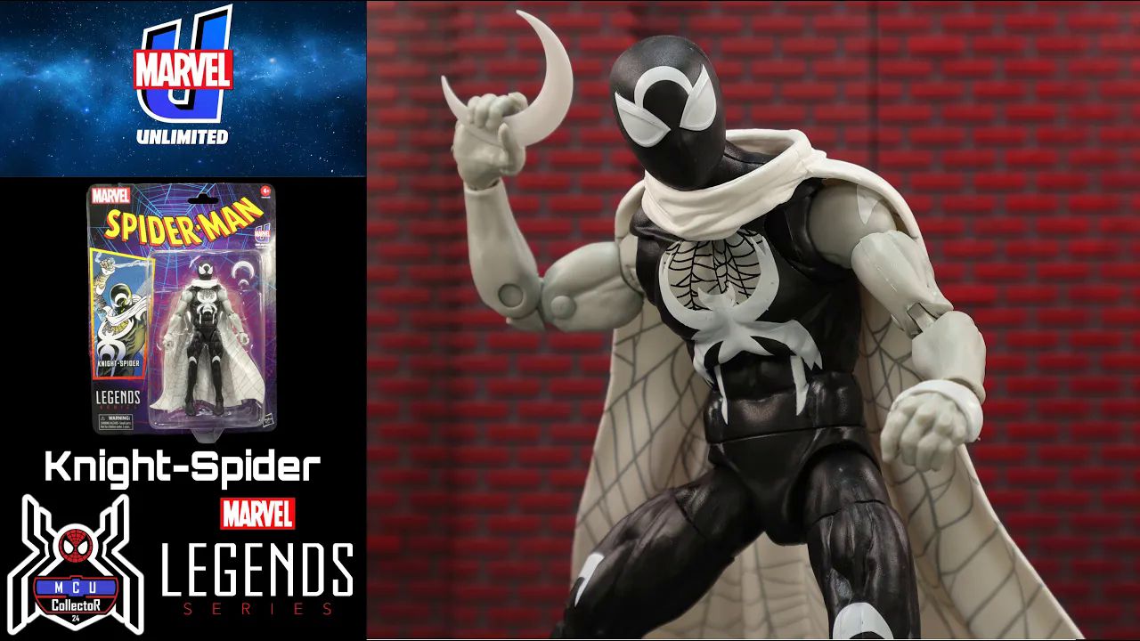 Marvel Legends 蜘蛛骑士 Moon Knight SpiderMan Unlimited Annual Plus Exclusive哔哩哔哩bilibili