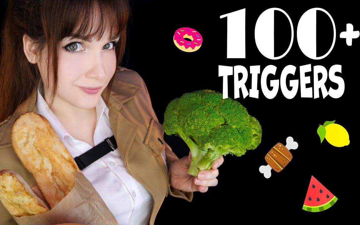 【kittyklaw】快速11分钟及23分钟100种食物触发音!