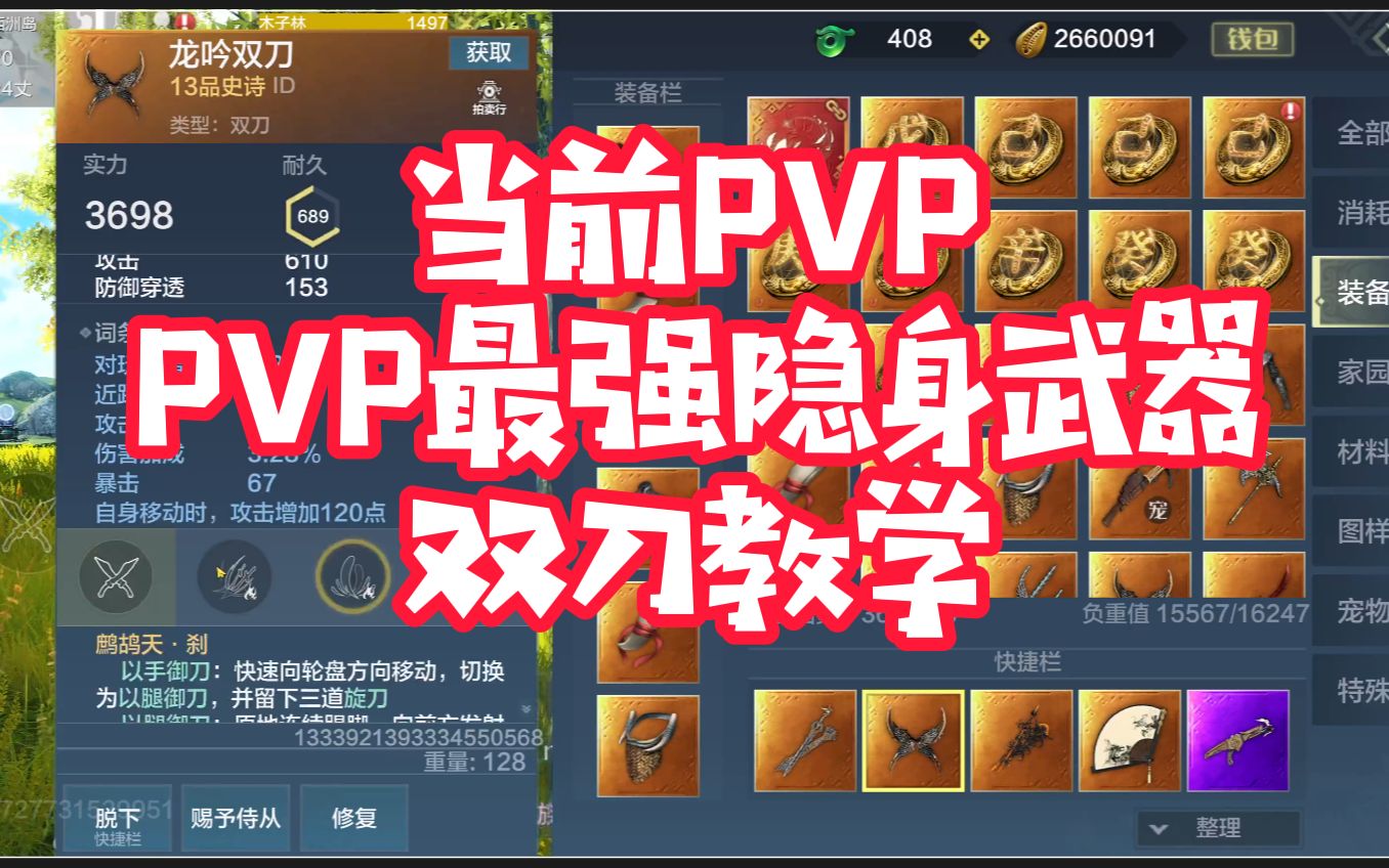 妄想山海十万战力教你玩双刀学会一打全服