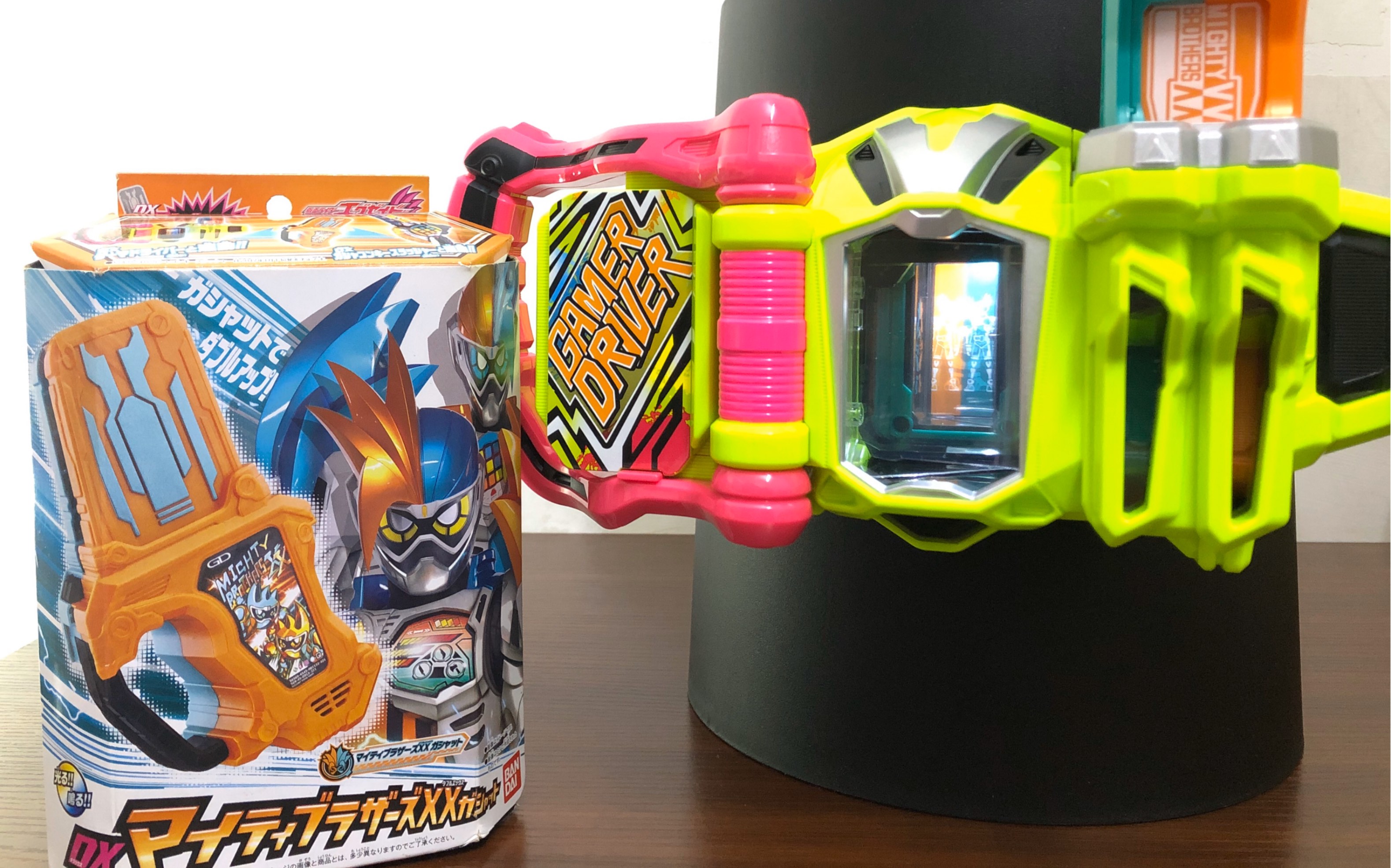 dx 双人动作玩家 mighty brothres xx gashat 全能兄弟xx 卡带 演示