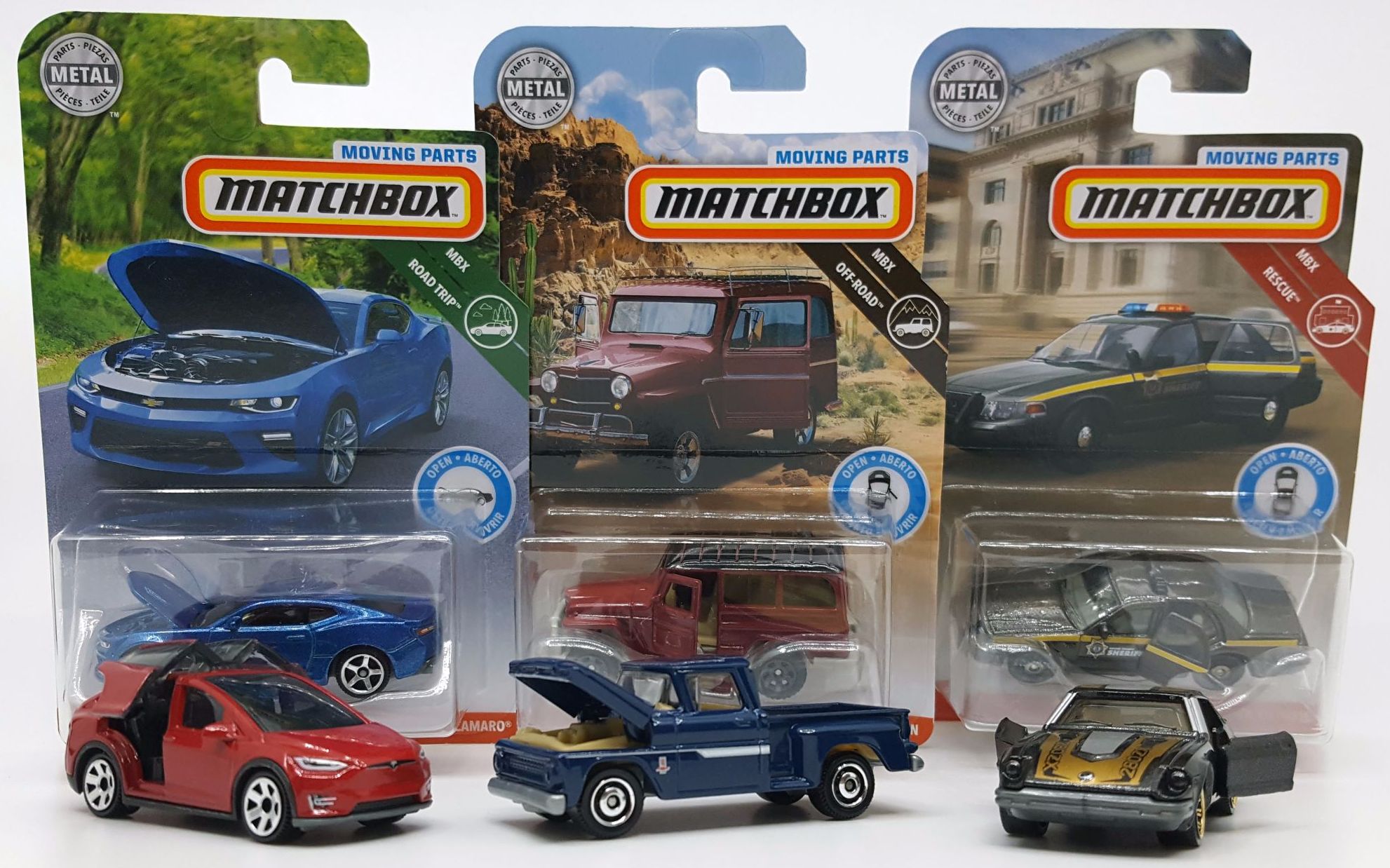 Matchbox 特斯拉modelX等~活动部件国行新批次【东知玩具】哔哩哔哩bilibili