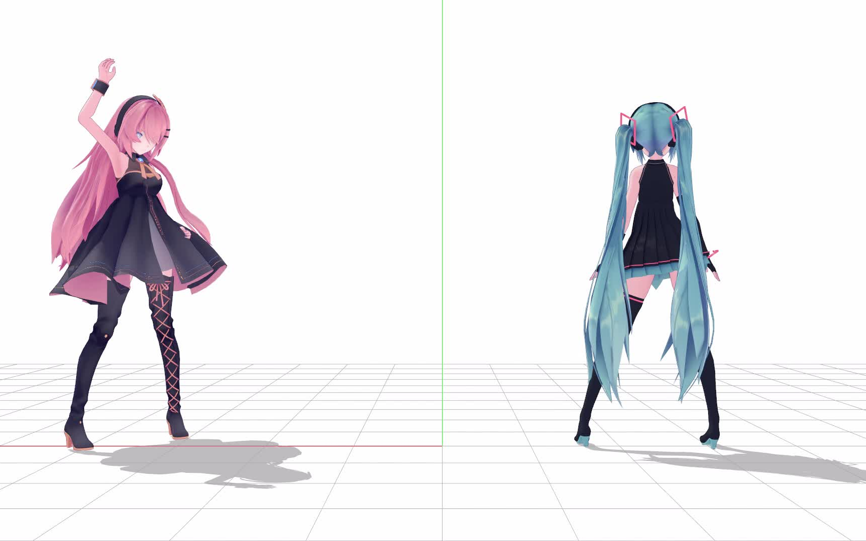 [图]【学舞自用】世末舞厅 ワールズエンド・ダンスホール MMD背面观