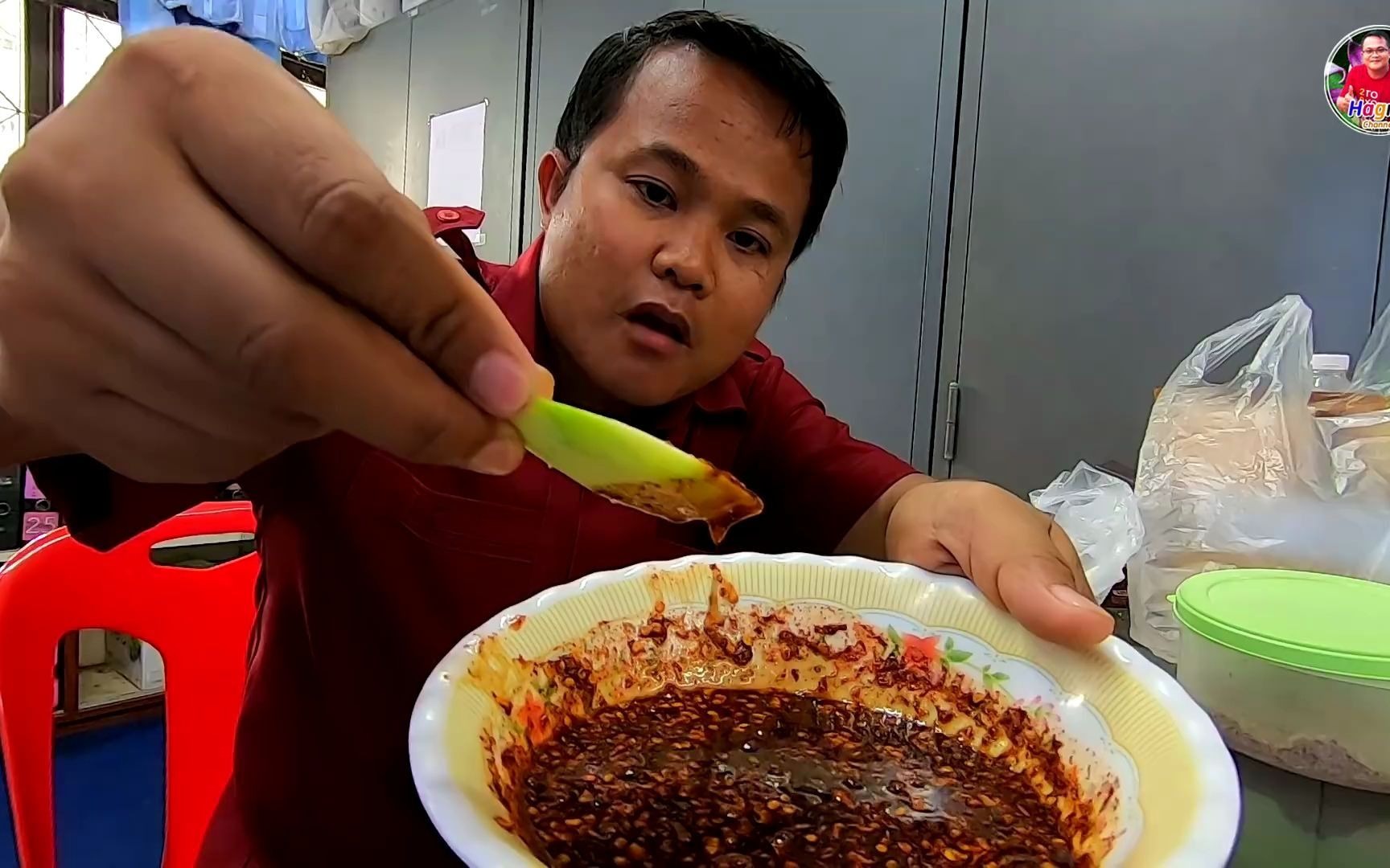 泰国美食黑哥*芒果万能辣酱._哔哩哔哩 (゜-゜)つロ 干杯~-bilibili