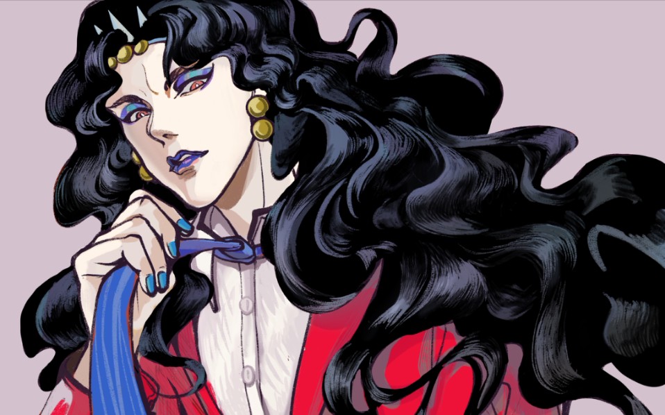 【上色过程】jojo卡兹西装靓模