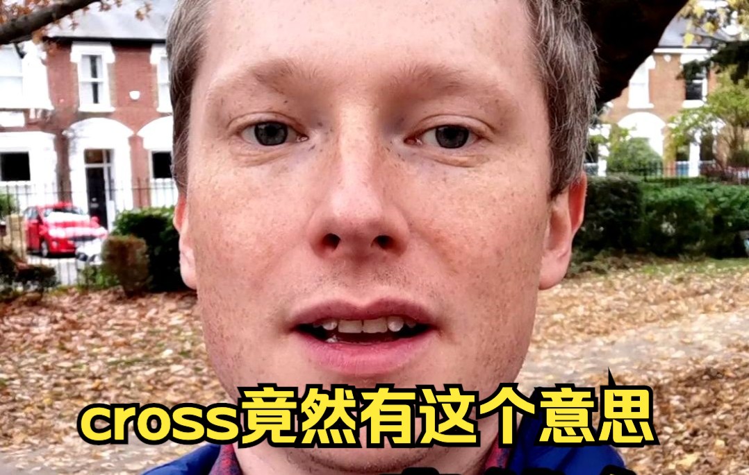 cross竟然有这个意思?哔哩哔哩bilibili