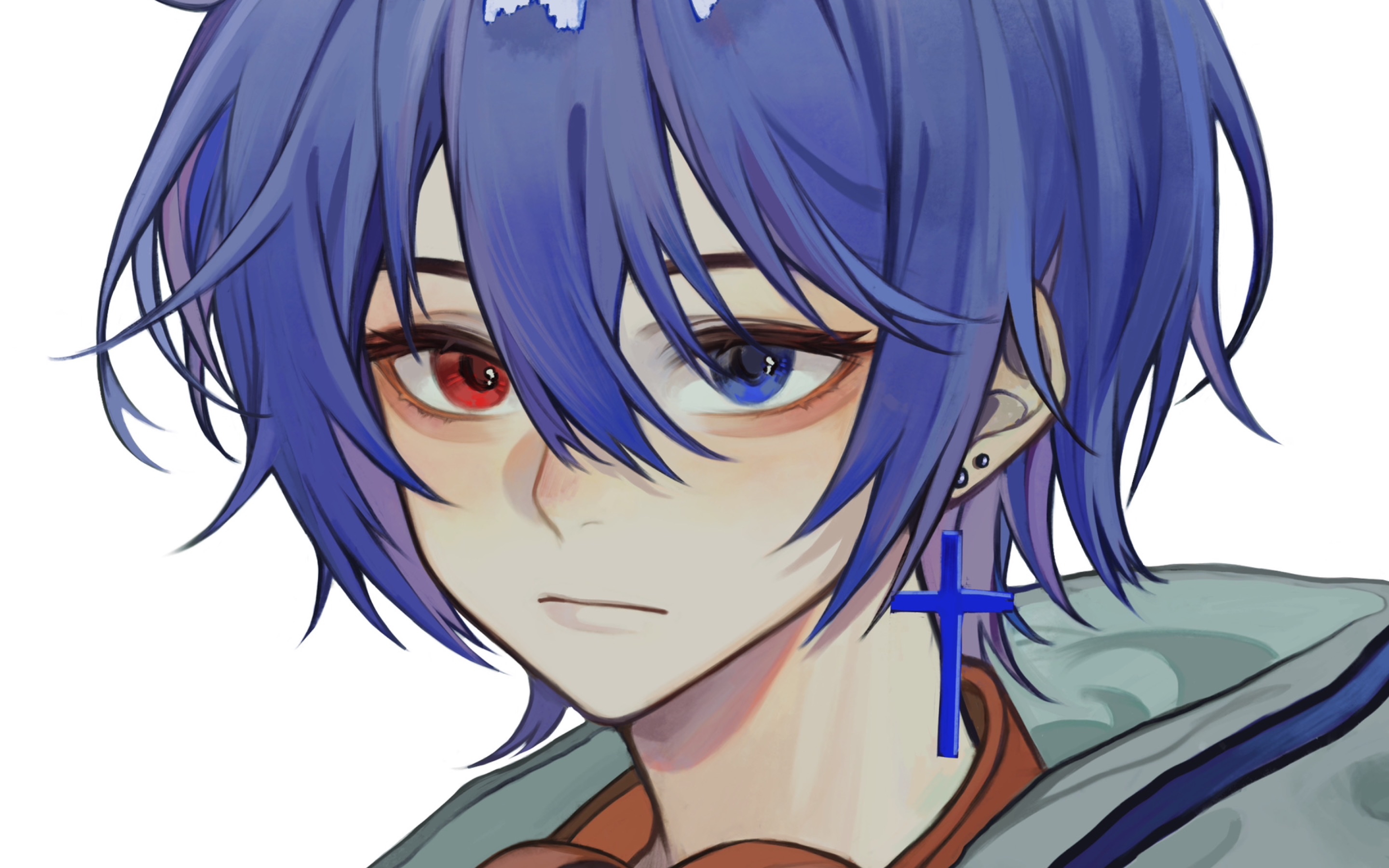 伪厚涂绘画过程