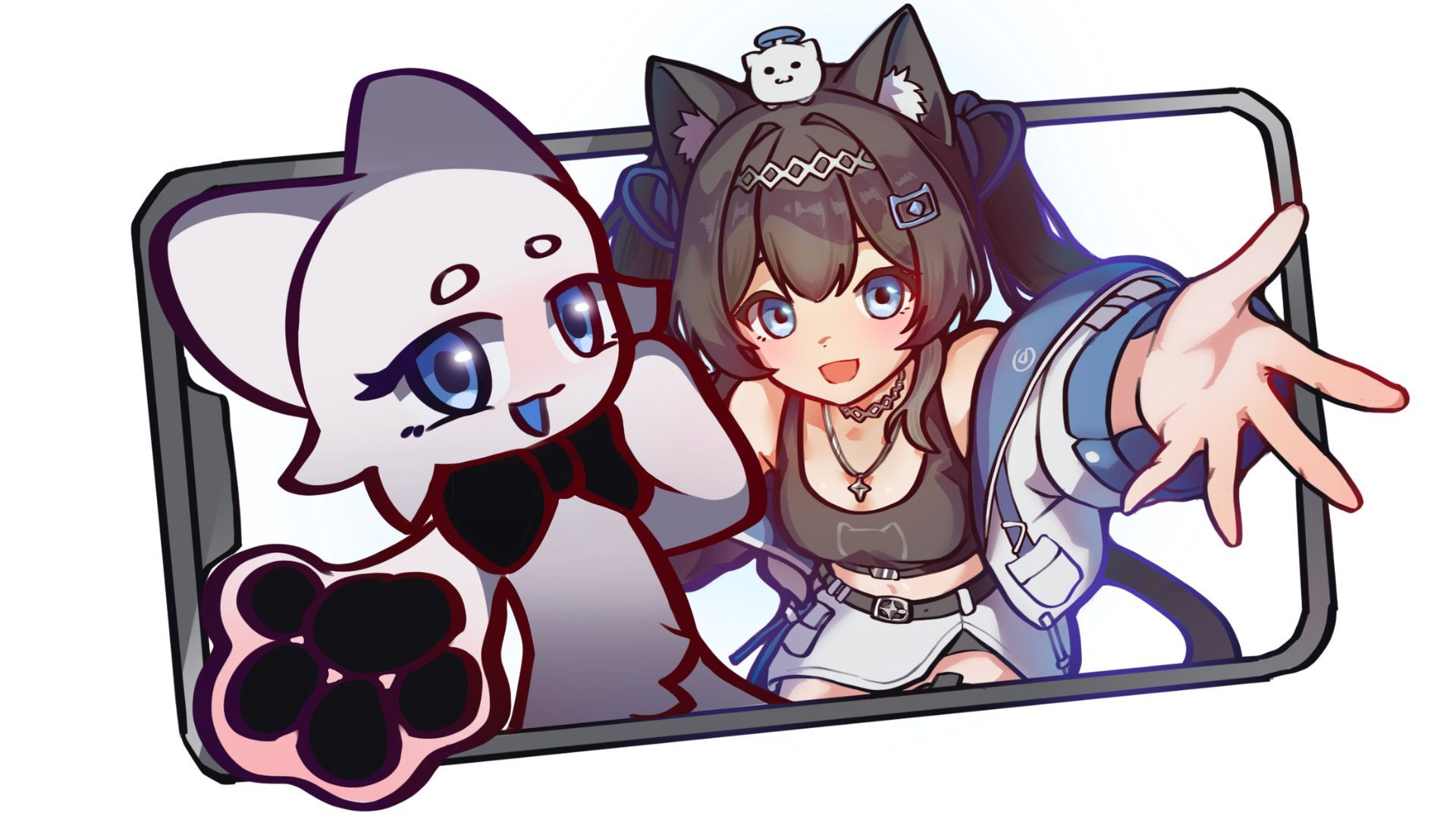 如果手机里住着一只可爱的猫猫...... 【B站AI创造公开赛】