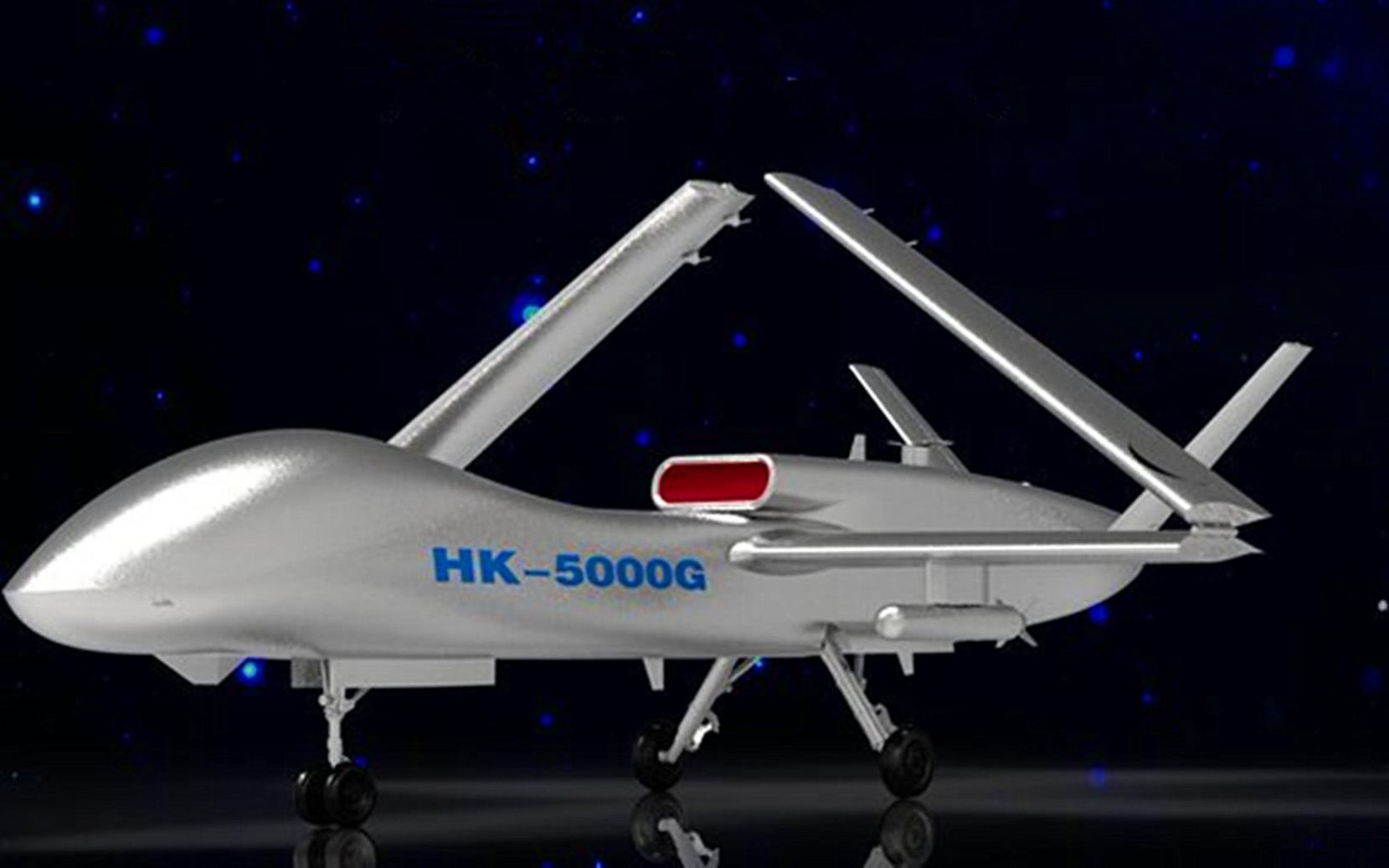 中国航母再添作战利刃 国产折叠翼舰载无人机震撼亮相_哔哩哔哩_bili