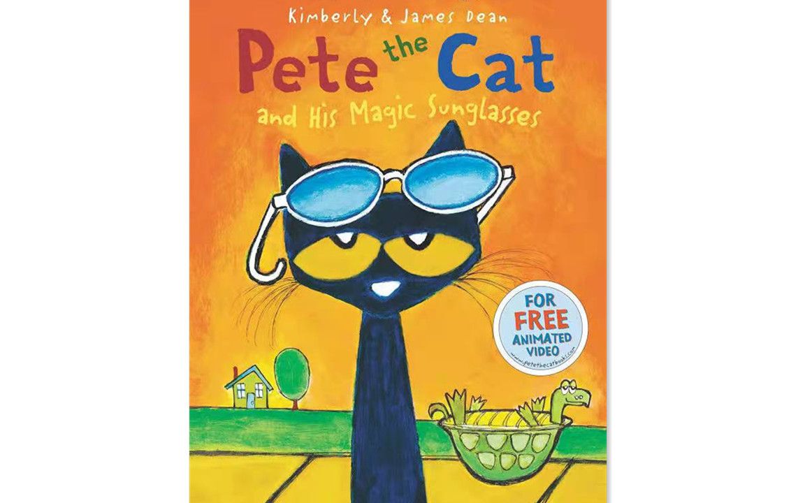 pete the cat and his magic sunglasses儿童英文启蒙绘本皮特猫系列
