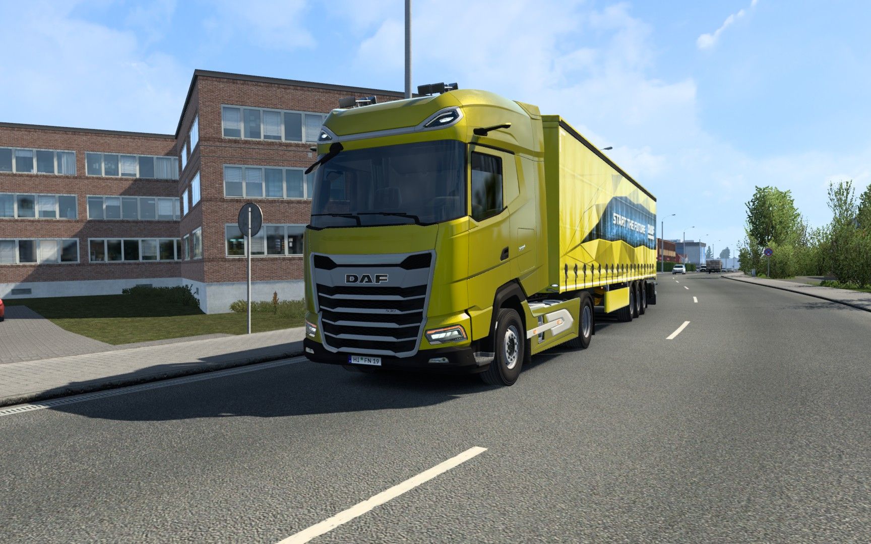 欧卡2:试开新daf 2021款_单机游戏热门视频