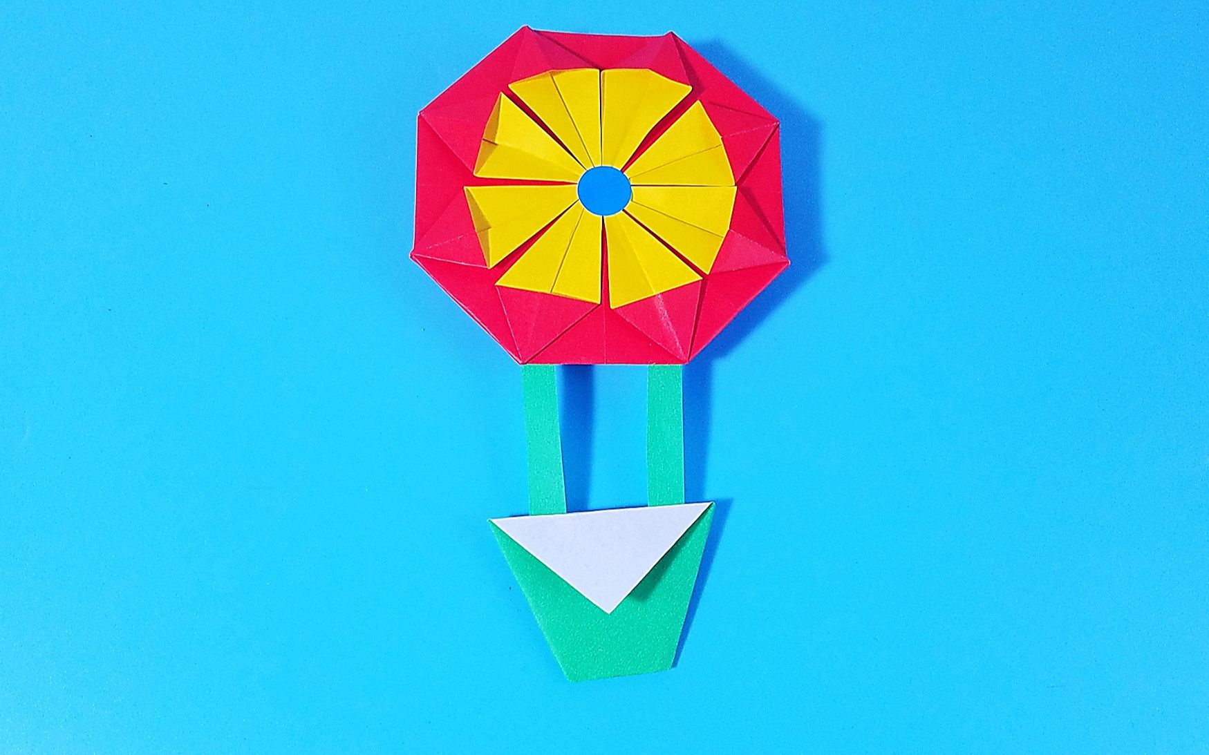 教你折纸热气球,简单形象,儿童很喜欢