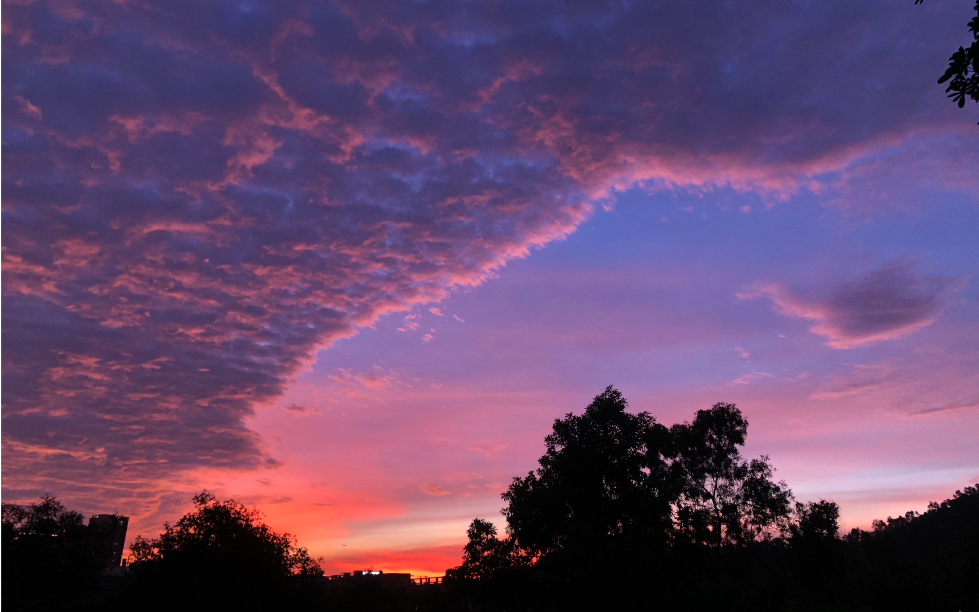 浪漫的晚霞今日份开心