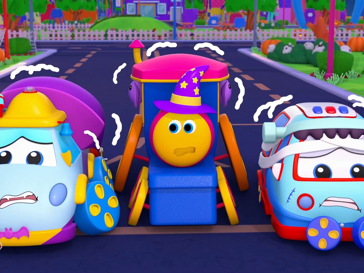 more fun halloween songs for children by bob the train-小火车