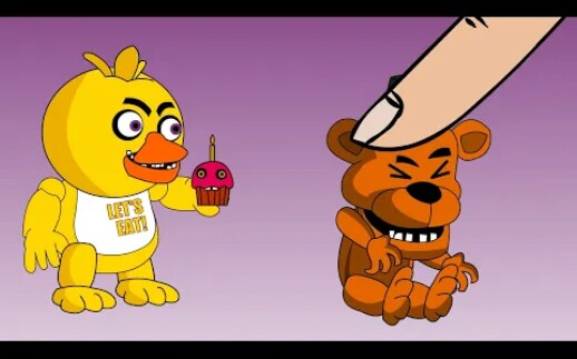 fnaf vs 手指大战(奇卡 弗莱迪)_哔哩哔哩_bilibili