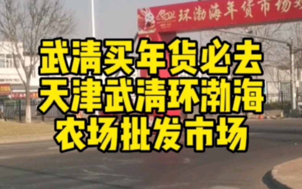 天津武清环渤海农产品开启购年货市场,进一次场把整个年货都备齐了#天津 #武清哔哩哔哩bilibili