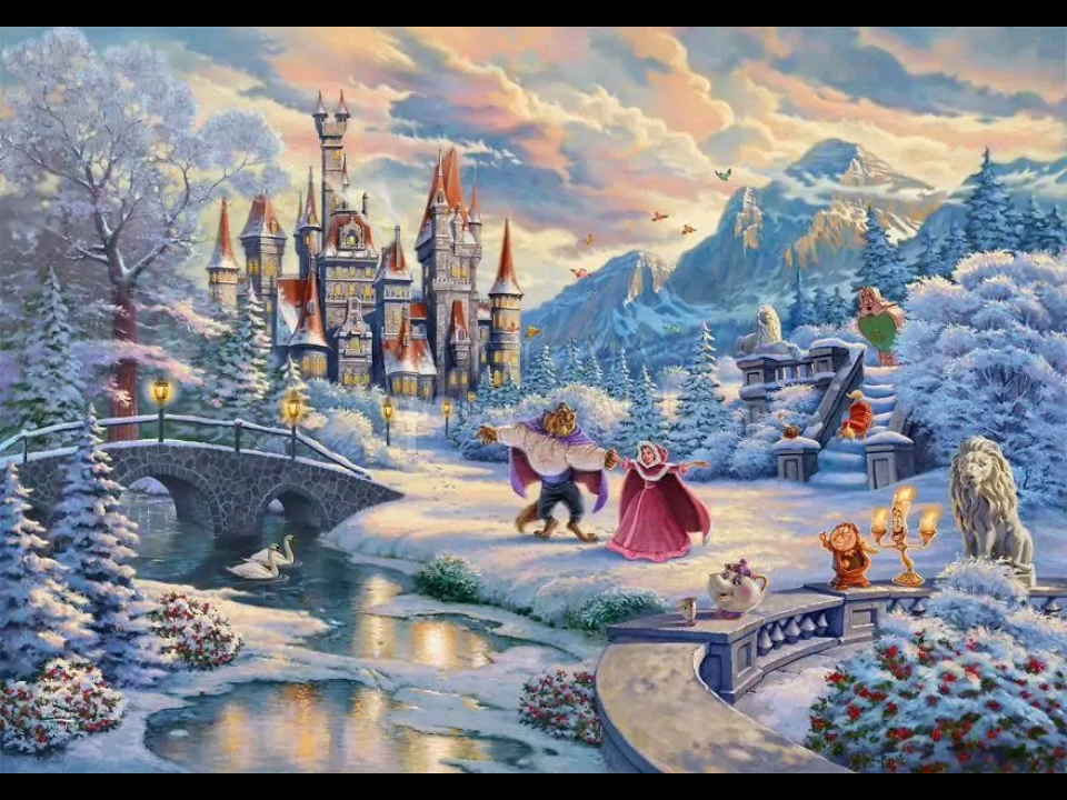 这么唯美的迪士尼油画.你见过吗?