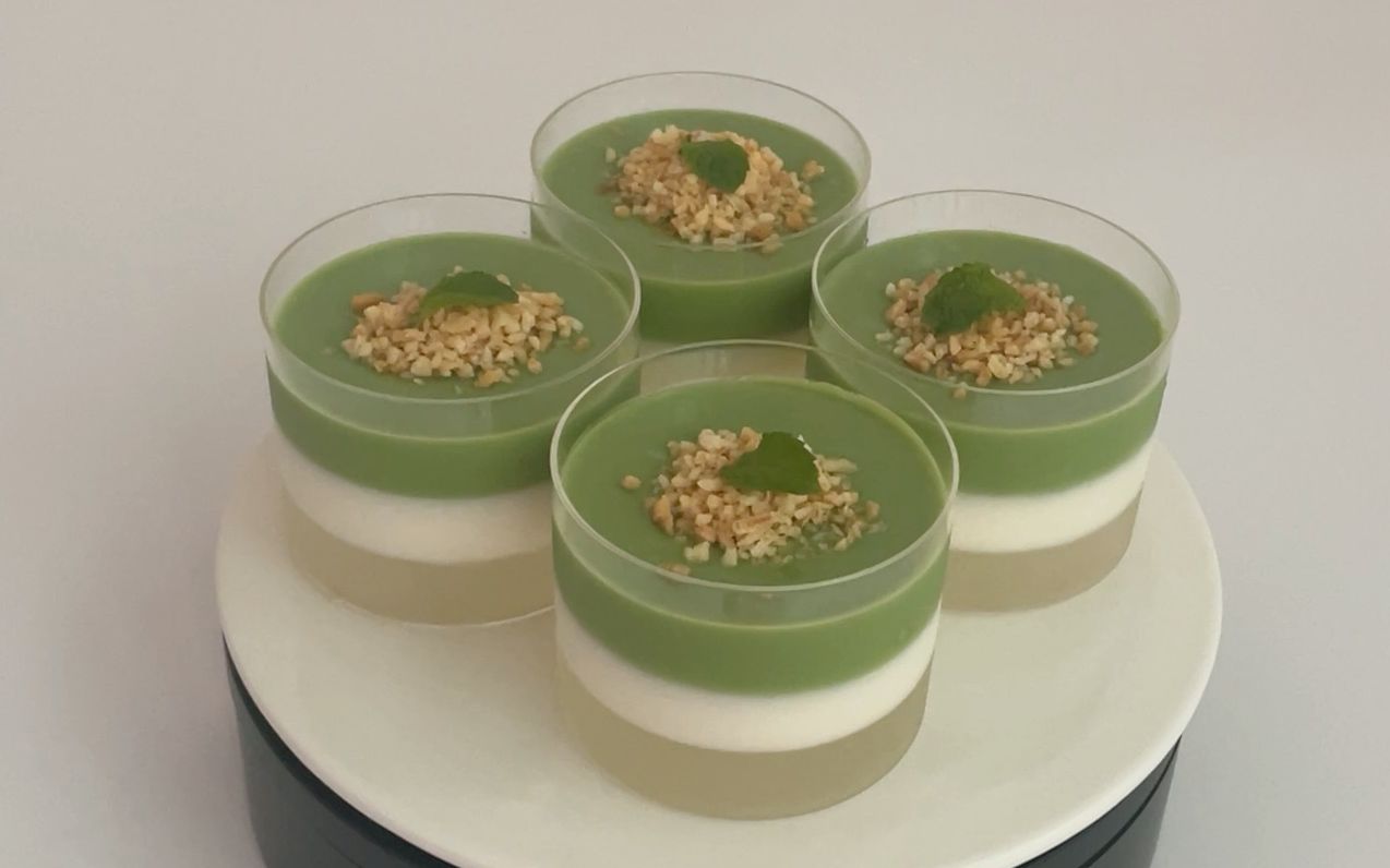 椰子斑斓布丁果冻 做法简单 椰奶味十足 q弹爽滑