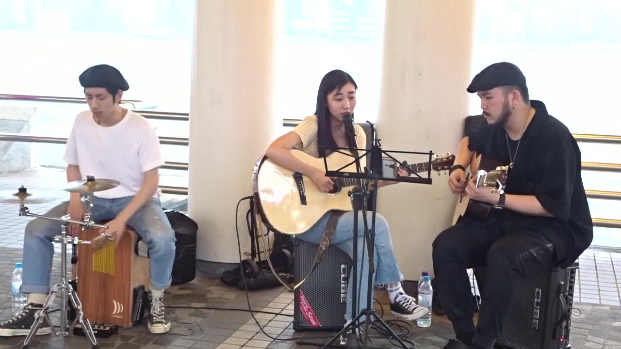 [图]翻唱 | 张敬轩《骚灵情歌》Cover by 顏程欣 | Busking Cover