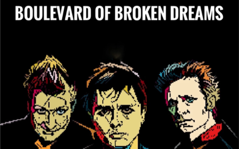 Green Day Boulevard of Broken Dreams 8bit版_哔哩哔哩_bilibili