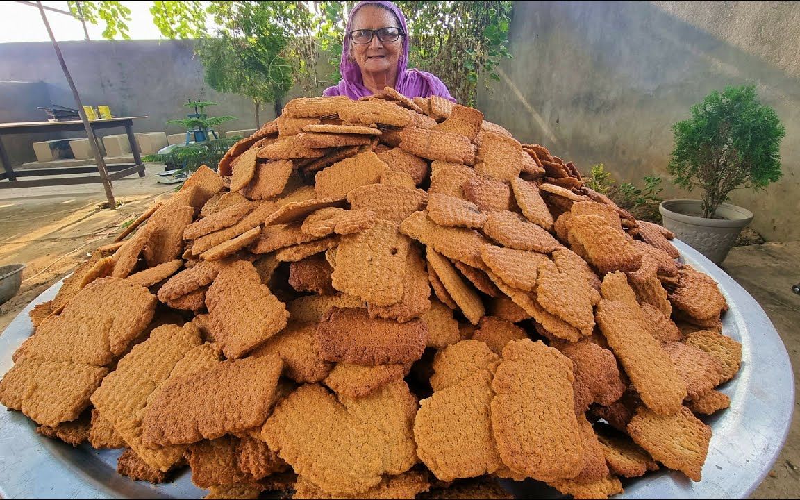 印度曲奇饼干下午茶点心印度老奶奶