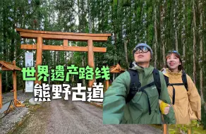 全球唯二，世界遗产级徒步路线，熊野古道中边路