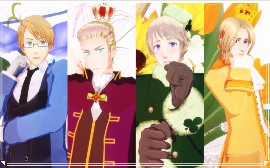 [图]【APH/MMD】扑克设定 Girls＋ ELECT