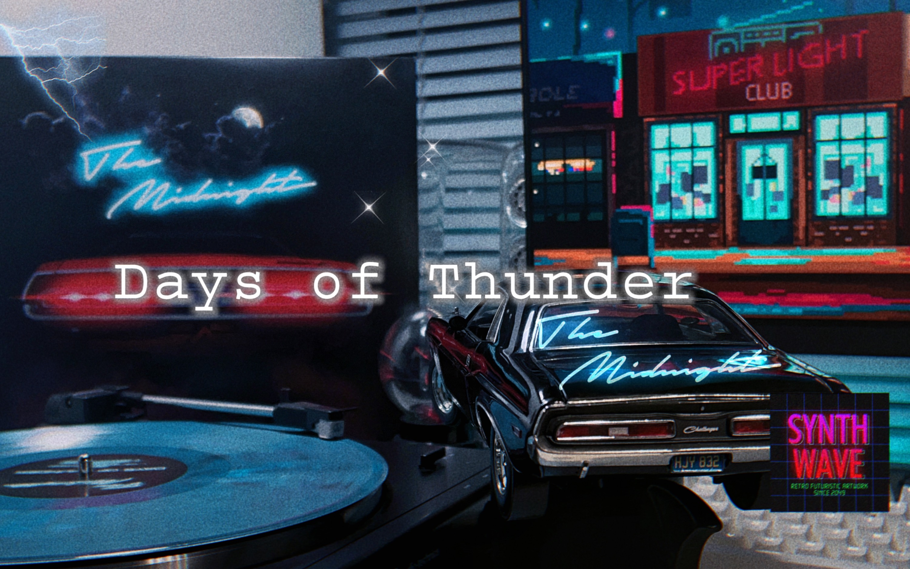 【听歌】深夜自由穿梭 synthwave神作 80s 合成器浪潮 synthpop the