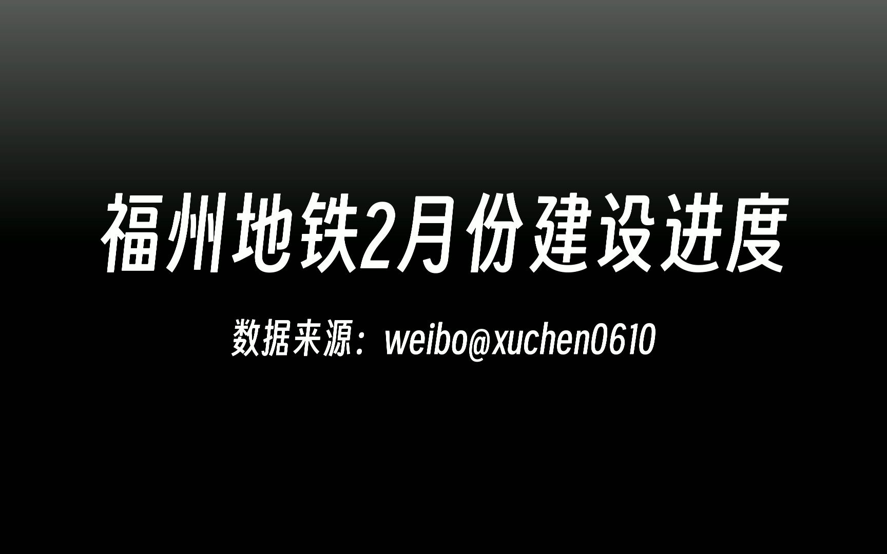 福州地铁2月份建设进度哔哩哔哩bilibili